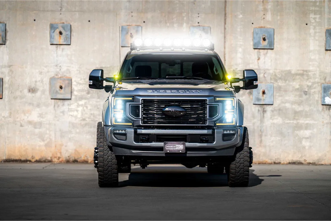 Morimoto Headlights Ford F250/F350/F450 SD (20-21) [w/ Sequential LED Turn] XB LED - Black