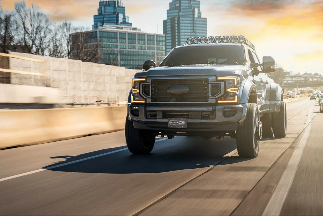 Morimoto Headlights Ford F250/F350/F450 SD (20-21) [w/ Sequential LED Turn] XB LED - Black