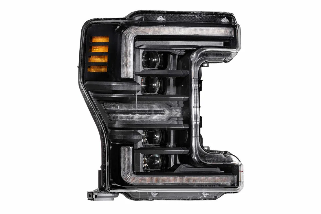 Morimoto Headlights Ford Super Duty (2017-2019) [w/ Sequential LED Turn] XB Hybrid - Black