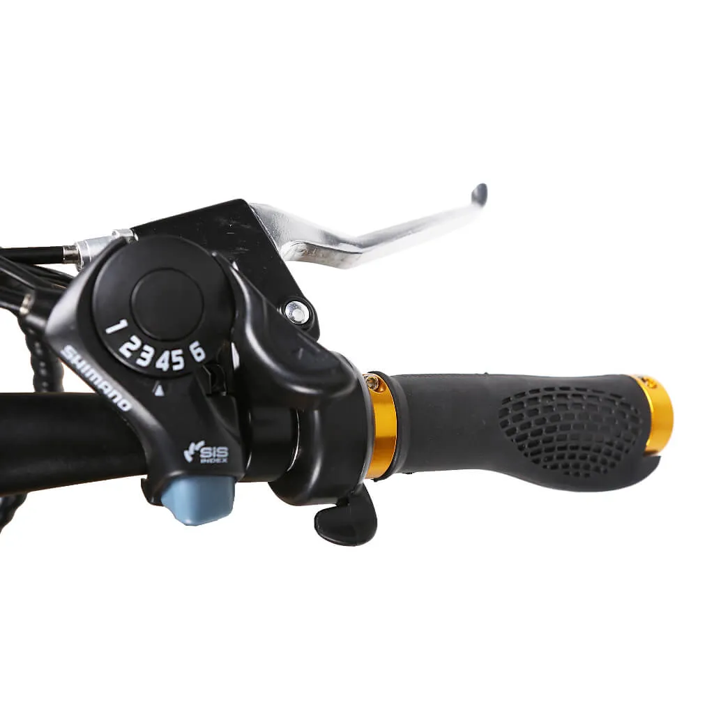 Nakto Super Cruiser 26" Fat Tire 500W 48V Electric Bike Black