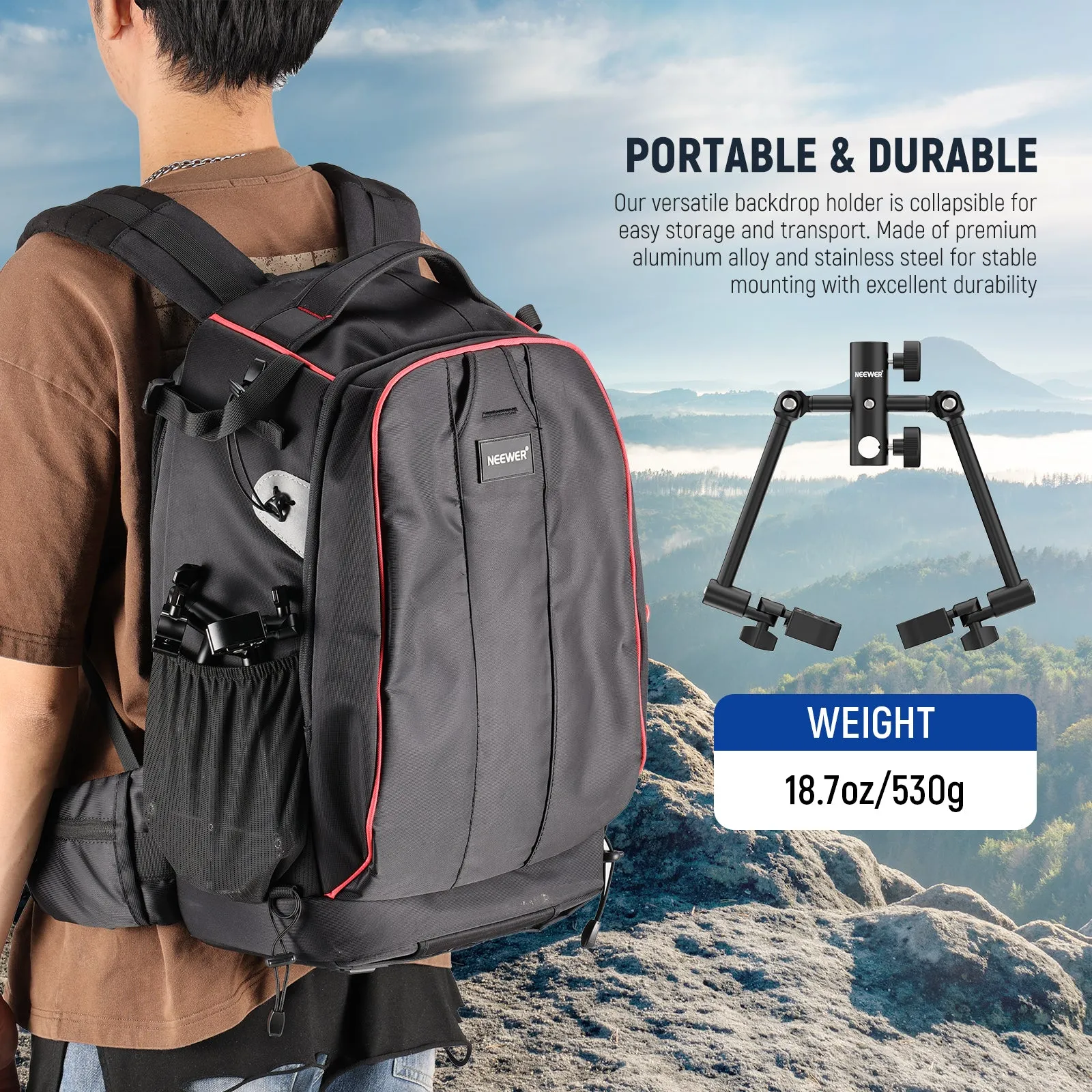 NEEWER CL-05 Portable Collapsible Backdrop Holder