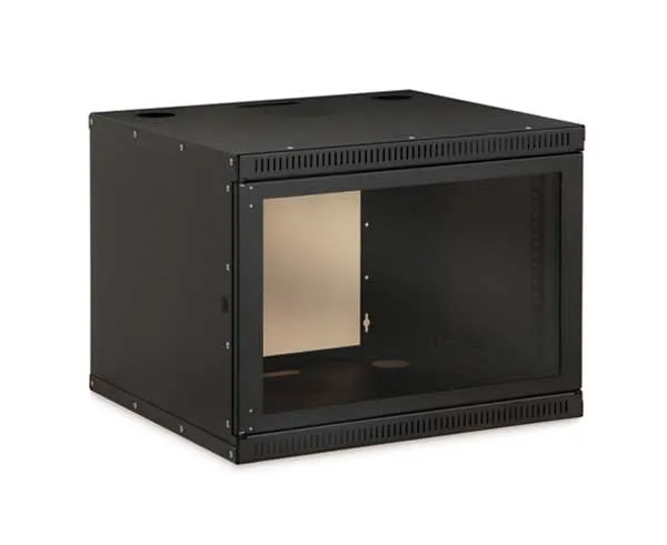 Network Rack, Wall Mount Enclosure, Locking Door, 8U