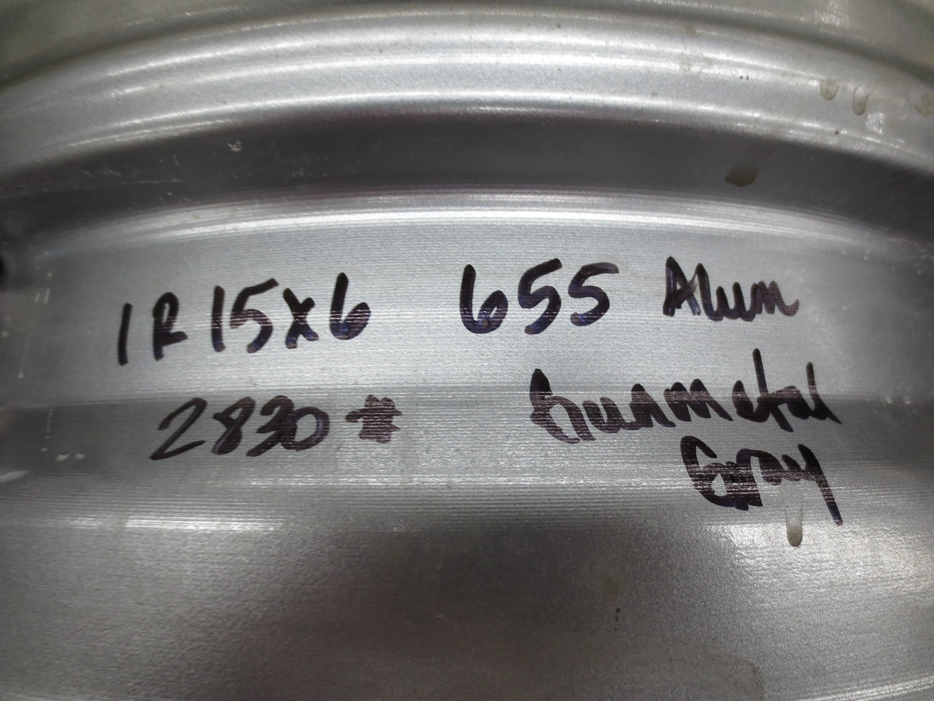 New Viking Aluminum Spoke 15"  Gunmetal Gray Trailer 6 Lug Wheel 6 on 5.5 Lot 13