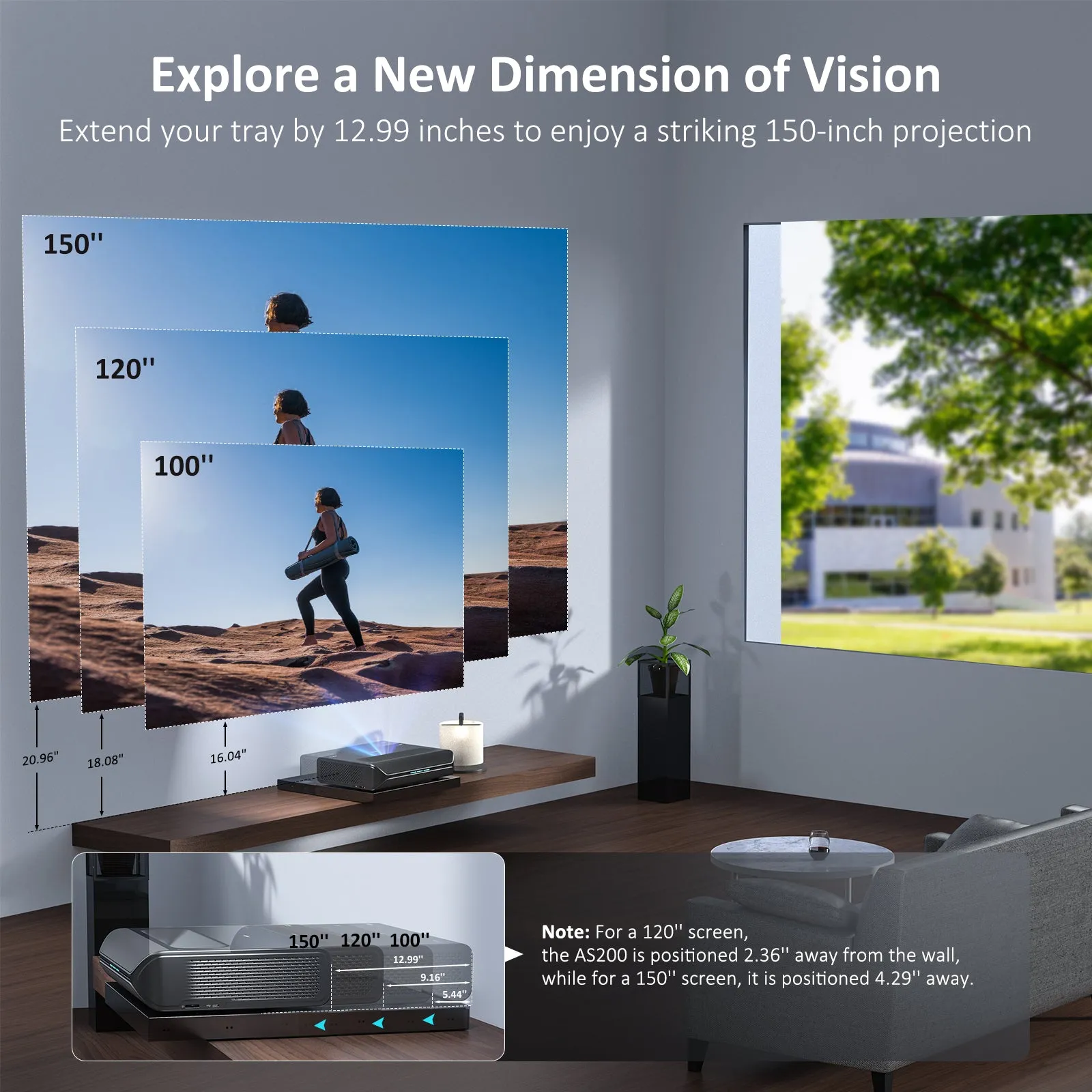 NexiGo Sliding Tray for UST Projectors