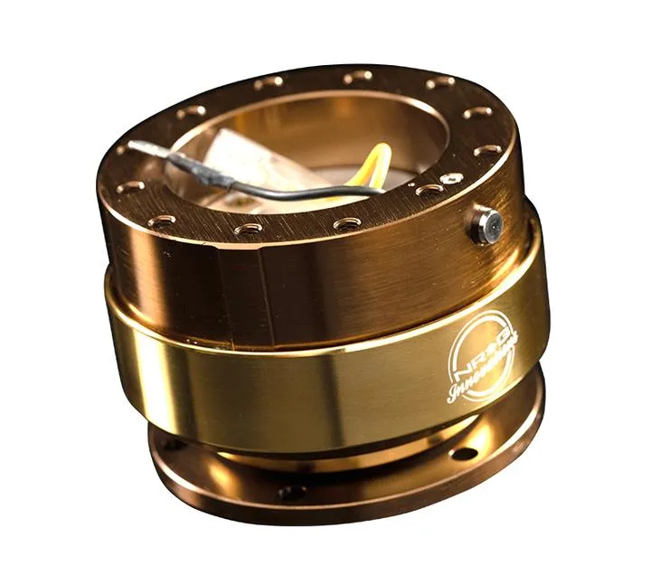 NRG Quick Release 1.5/2.0 (Black/Neochrome/Gold/Silver) For 6 Bolt Steering Wheels