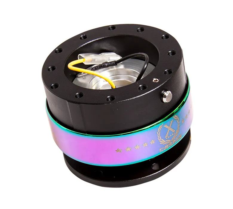 NRG Quick Release 1.5/2.0 (Black/Neochrome/Gold/Silver) For 6 Bolt Steering Wheels