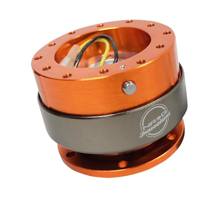 NRG Quick Release 1.5/2.0 (Black/Neochrome/Gold/Silver) For 6 Bolt Steering Wheels