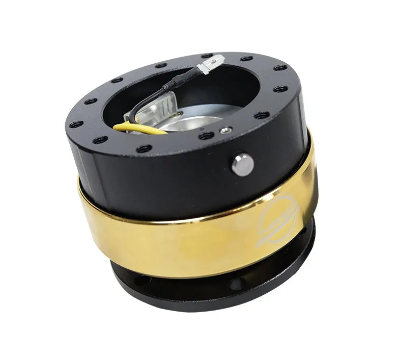 NRG Quick Release 1.5/2.0 (Black/Neochrome/Gold/Silver) For 6 Bolt Steering Wheels