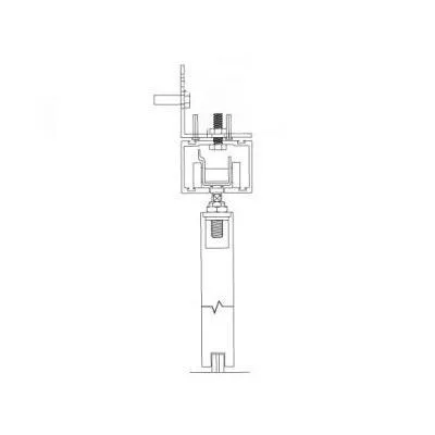 Pemko H1100A-SW/6 Side Wall Mounted Track System 72" Inch