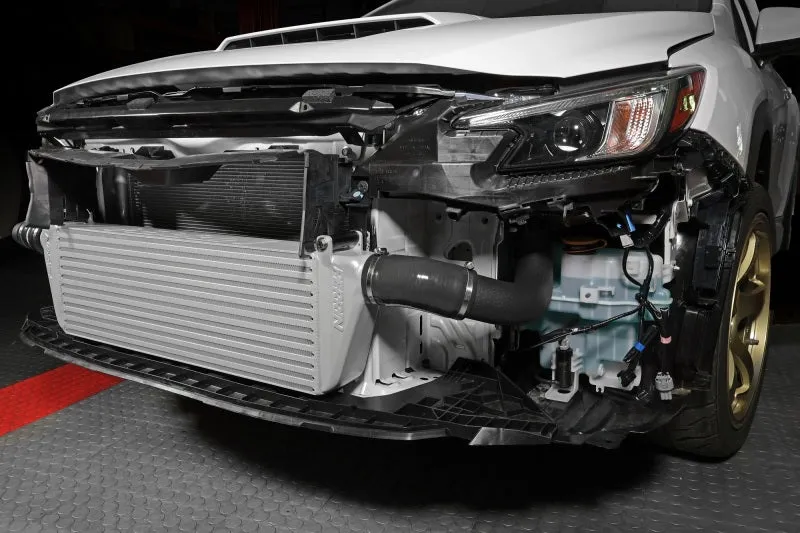 Perrin Front Mount Intercooler Kit (Black Tubes & Silver Core) - 22  Subaru WRX - PSP-ITR-441SL/BK