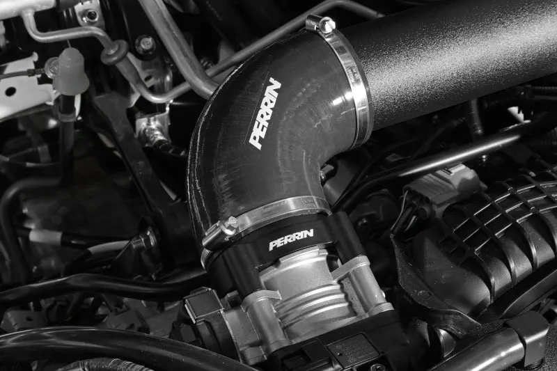 Perrin Front Mount Intercooler Kit (Black Tubes & Silver Core) - 22  Subaru WRX - PSP-ITR-441SL/BK