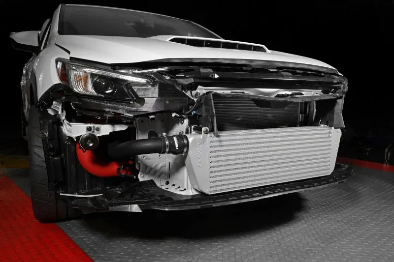 Perrin Front Mount Intercooler Kit (Black Tubes & Silver Core) - 22  Subaru WRX - PSP-ITR-441SL/BK