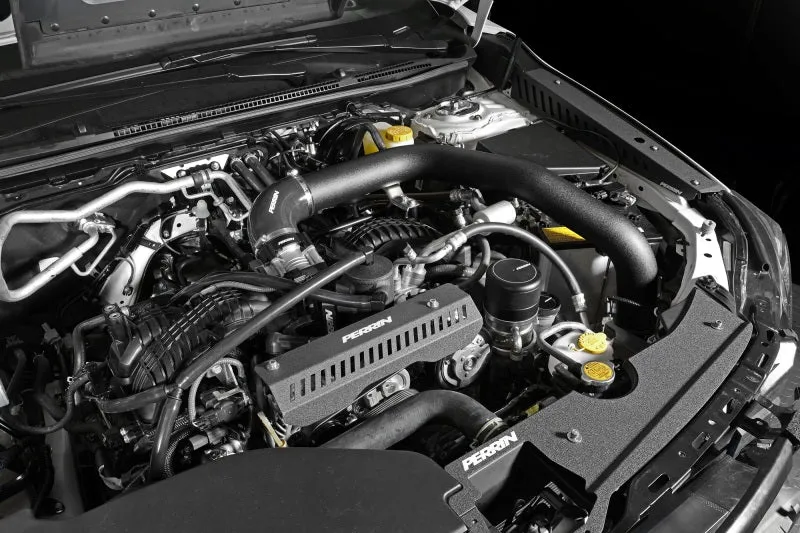 Perrin Front Mount Intercooler Kit (Black Tubes & Silver Core) - 22  Subaru WRX - PSP-ITR-441SL/BK