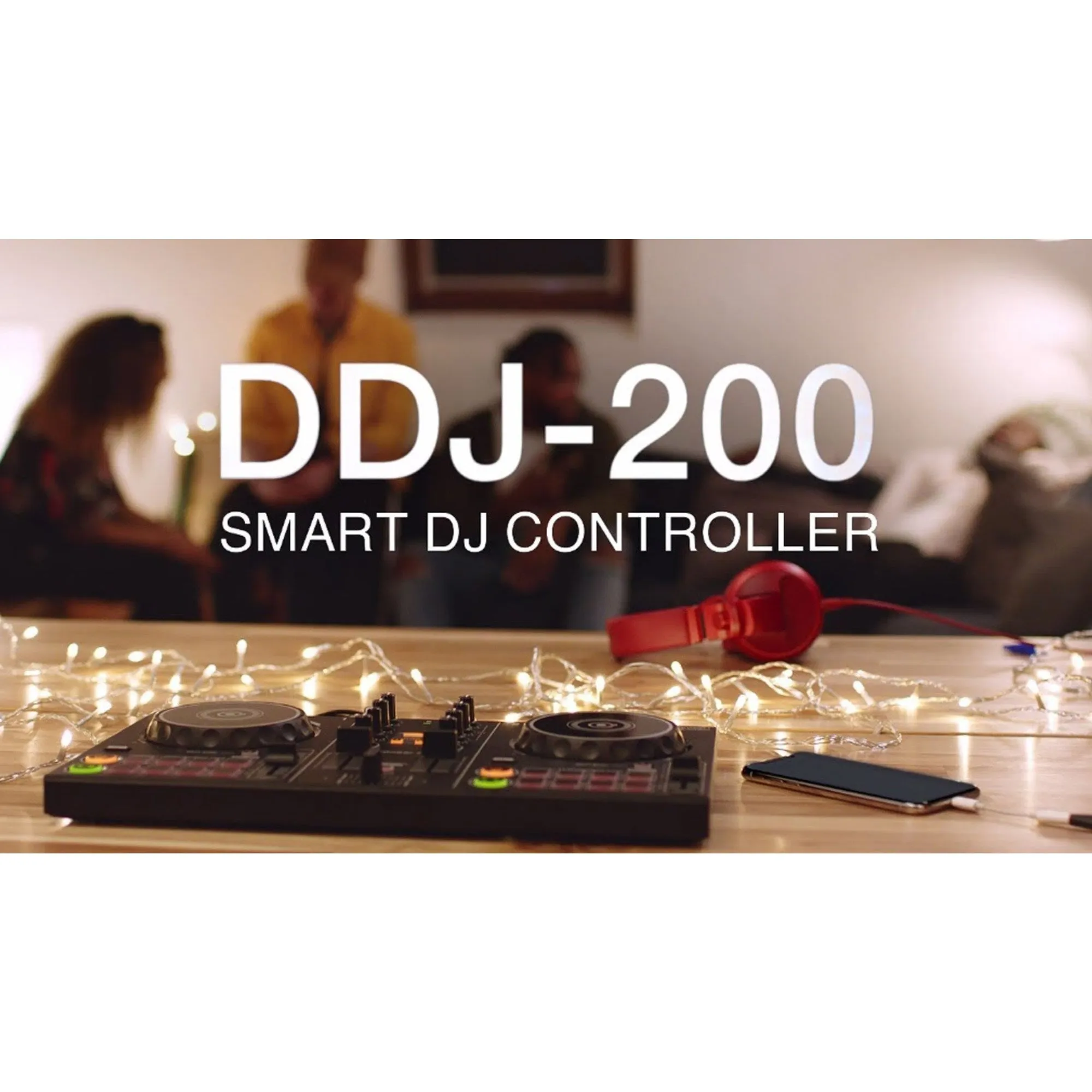 Pioneer DJ DDJ-200 2-Channel Smart DJ Controller Professional Audio Interface DJ Equipment