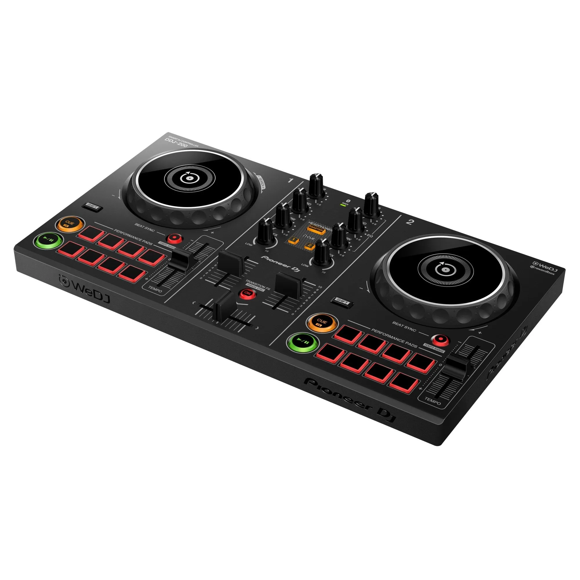 Pioneer DJ DDJ-200 2-Channel Smart DJ Controller Professional Audio Interface DJ Equipment