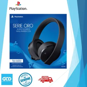 Playstation 4 Gold Wireless Headset Export Set (Black)