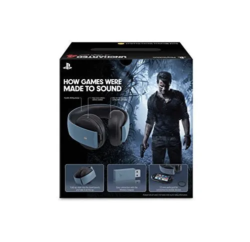 PlayStation Gold Wireless Headset - Uncharted 4 Limited Edition