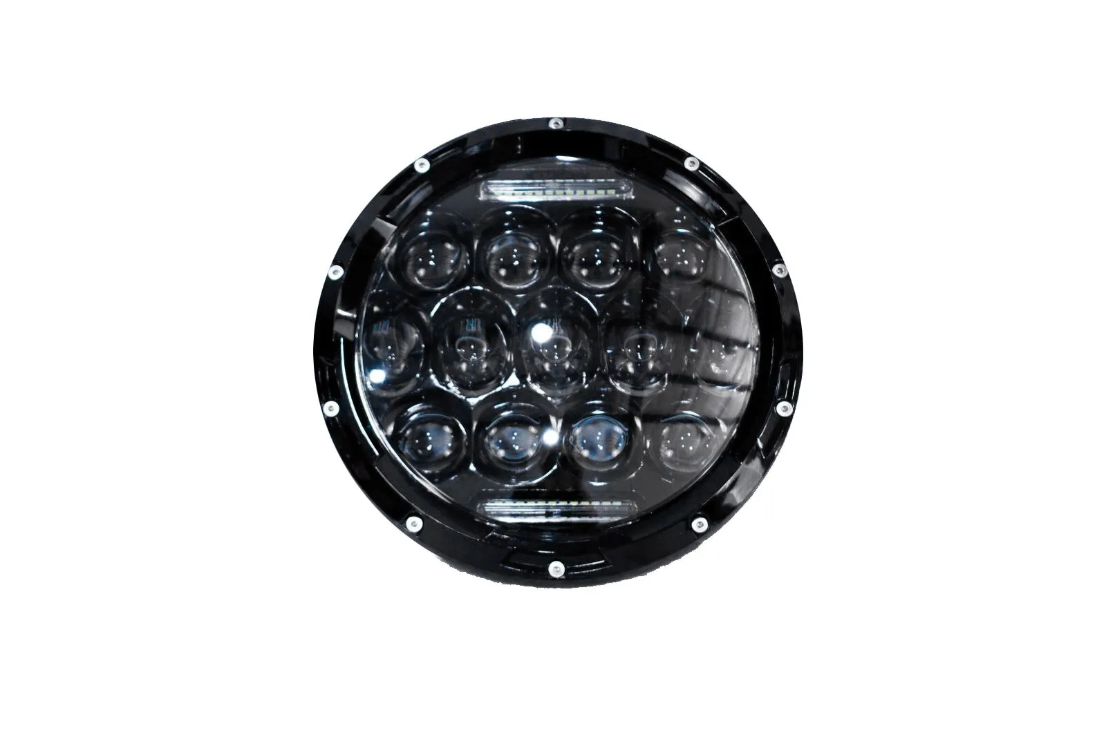 Race Sport RS Headlights Jeep Wrangler TJ 2 Dr (97-06) [7in LED Projector Conversion Kit 13x5W] Plug-&-Play H4 H/L