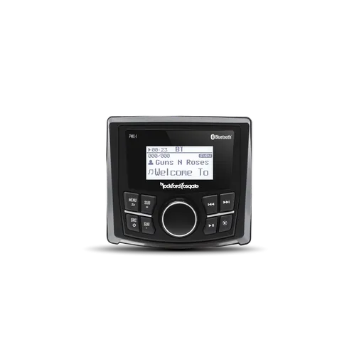Rockford Fosgate PMX-1 Punch Marine Grade Media Receiver with 2.3" Dot Matrix Display
