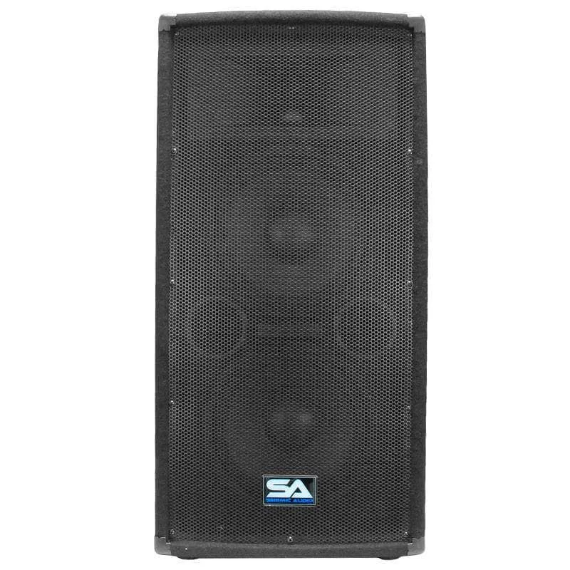 SA-100T Pair of Dual 10" Pro Audio PA/DJ Speaker Cabinets Titanium Horns