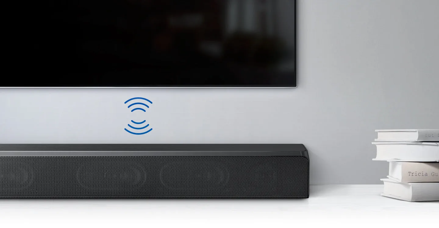 SAMSUNG 2.0 Channel One Body Sound  6 Speaker Built-In High-Res Soundbar with Built-In Subwoofer ( HW-MS550 )