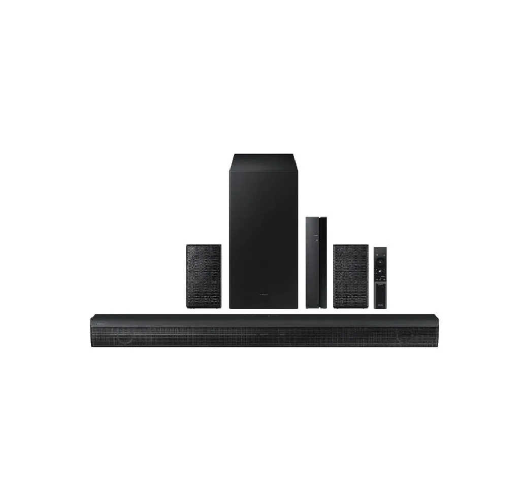 SAMSUNG HW-B57C B-Series 4.1ch Soundbar w/Dolby Audio/DTS Virtual X, Game Mode, Wireless Bluetooth TV Connection, Rear Speaker Kit & Subwoofer Included