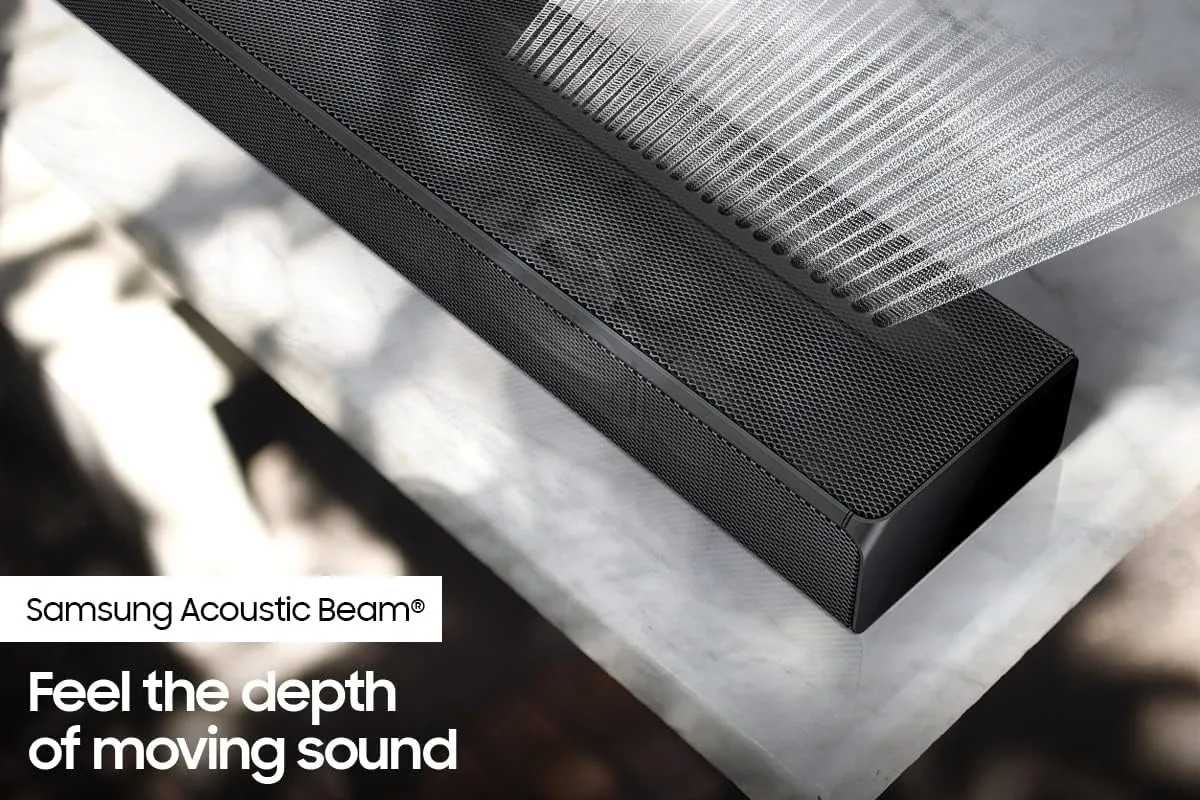 Samsung HW-Q59CT 5.1-Ch Dolby Digital 5.1 / DTS Virtual:X Soundbar with Acoustic Beam