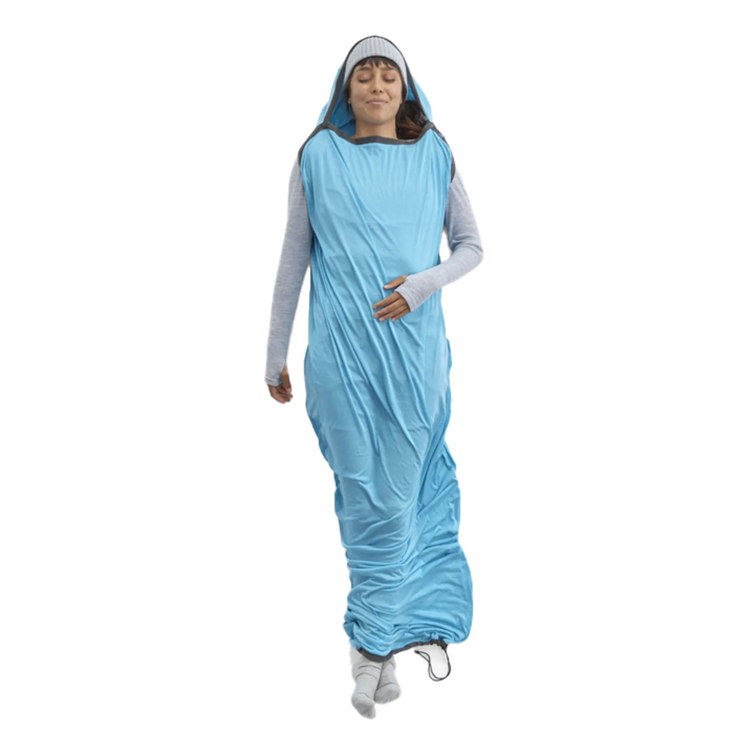Sea To Summit Breeze Liner Mummy Compact Blue Atoll | Buy Sea To Summit Breeze Liner Mummy Compact Blue Atoll here | Outnorth