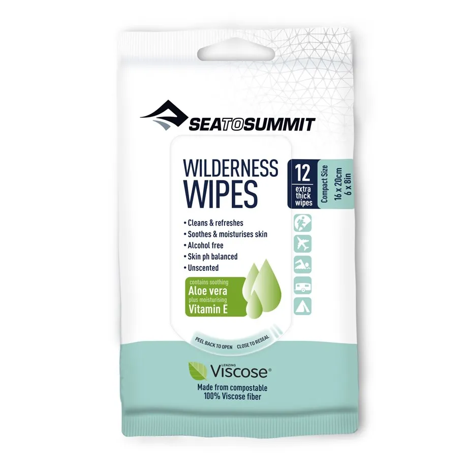 Sea To Summit Wilderness Wipes Compact NoColour | Buy Sea To Summit Wilderness Wipes Compact NoColour here | Outnorth