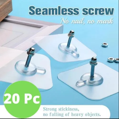 Self Adhesive Nails Wall Mount Non-Trace Screw Stickers
