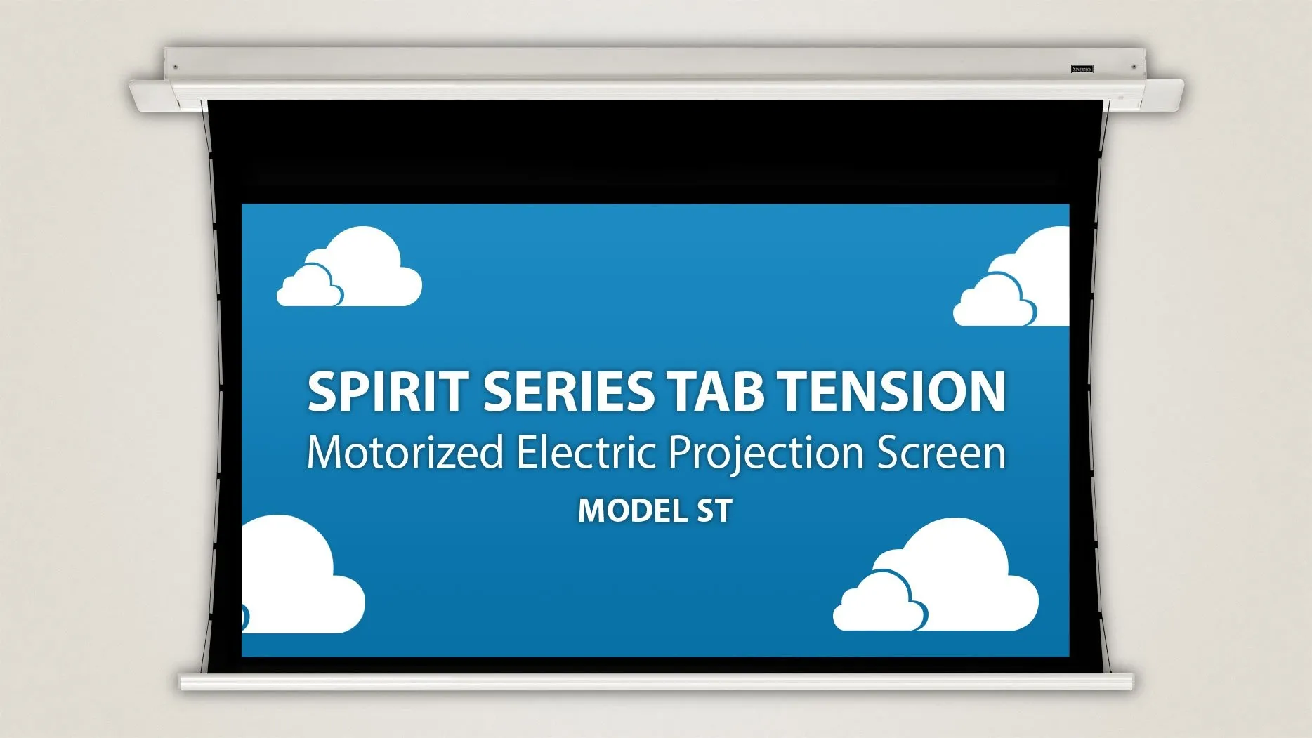 Severtson Screens Spirit Tab Tension 115" (97.5" x 60.9") Widescreen [16:10] ST16101153D