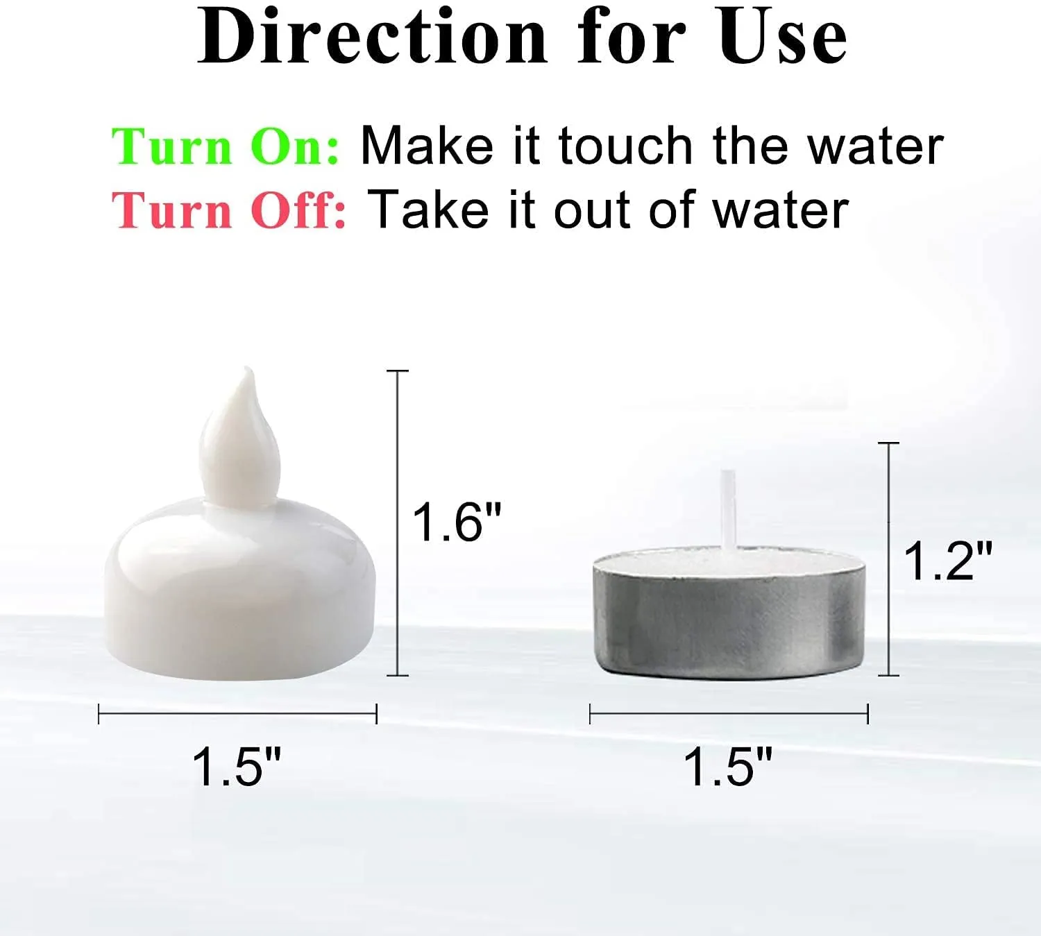 SMARTBUYER 36 Pack Flameless Floating Candles, Warm White Led Flickering Tealight Candles in Bulk, Decor for Wedding, Party, Centerpiece, Pool, Christmas