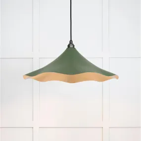 Smooth Brass Flora Pendant in Heath | From The Anvil
