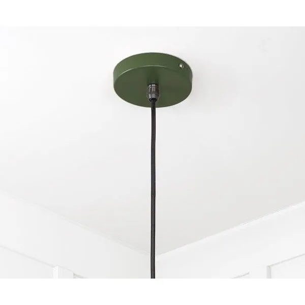 Smooth Brass Flora Pendant in Heath | From The Anvil