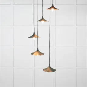Smooth Copper Flora Cluster Pendant in Dingle | From The Anvil