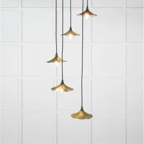 Smooth Copper Flora Cluster Pendant in Heath | From The Anvil