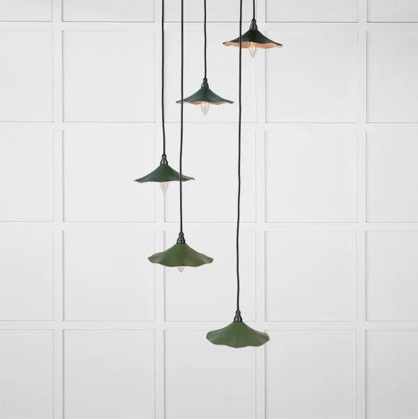 Smooth Copper Flora Cluster Pendant in Heath | From The Anvil