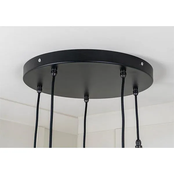 Smooth Copper Flora Cluster Pendant in Heath | From The Anvil