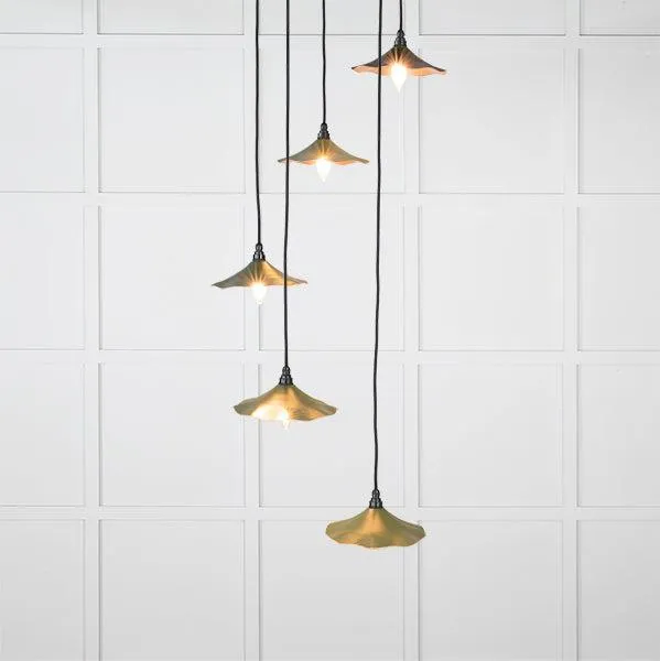 Smooth Copper Flora Cluster Pendant in Heath | From The Anvil