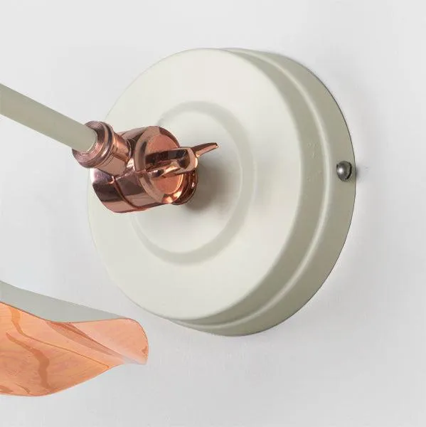 Smooth Copper Flora Wall Light in Teasel | From The Anvil