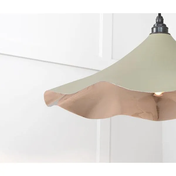 Smooth Nickel Flora Pendant in Tump | From The Anvil