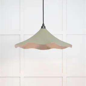 Smooth Nickel Flora Pendant in Tump | From The Anvil