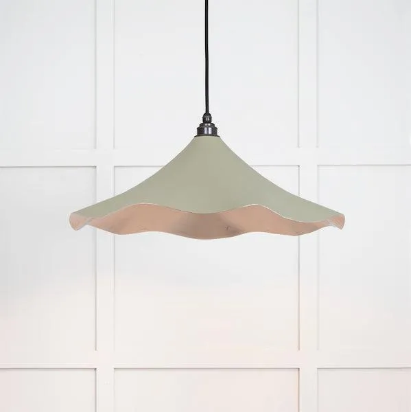 Smooth Nickel Flora Pendant in Tump | From The Anvil