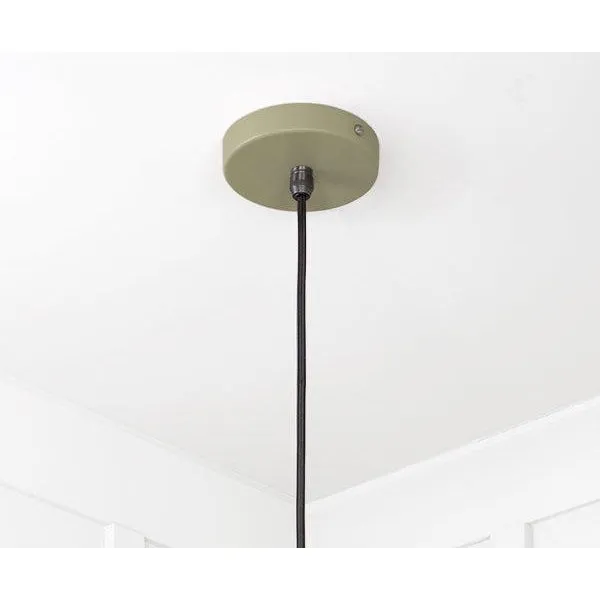 Smooth Nickel Flora Pendant in Tump | From The Anvil