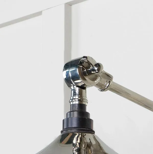 Smooth Nickel Flora Wall Light | From The Anvil