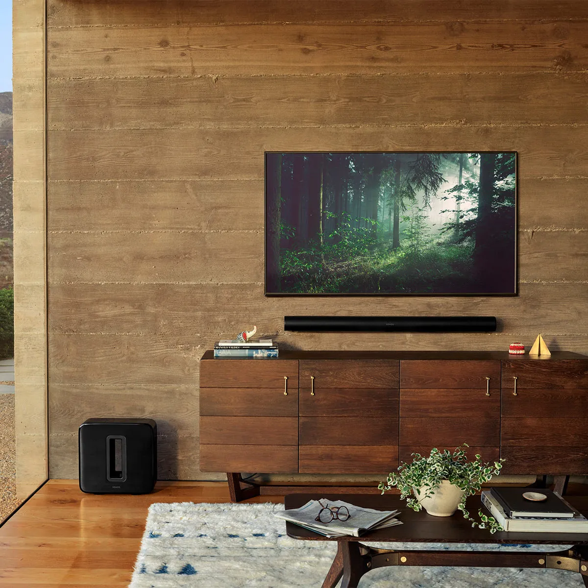 Sonos Ultimate Immersive Set with Arc Ultra Soundbar, Sub 4 Subwoofer, & Pair of Era 300 Wireless Speakers (Black)