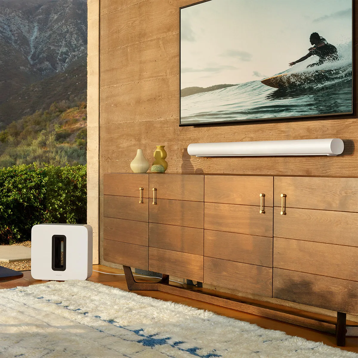 Sonos Ultimate Immersive Set with Arc Ultra Soundbar, Sub 4 Subwoofer, & Pair of Era 300 Wireless Speakers (White)