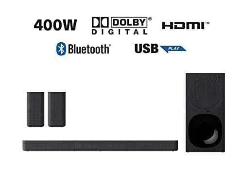 Sony HT-S20R 400W Real 5.1 channel Surround Soundbar with Dolby Digital, Bluetooth Connectivity For Music Streaming, Home Cinema System