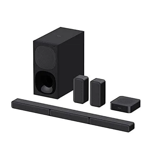 Sony HT-S40R 5.1 Channel Real Surround 600 Watt Soundbar With Wireless Rear Speakers, Bluetooth, Dolby Digital, HDMI ARC, Optical Input