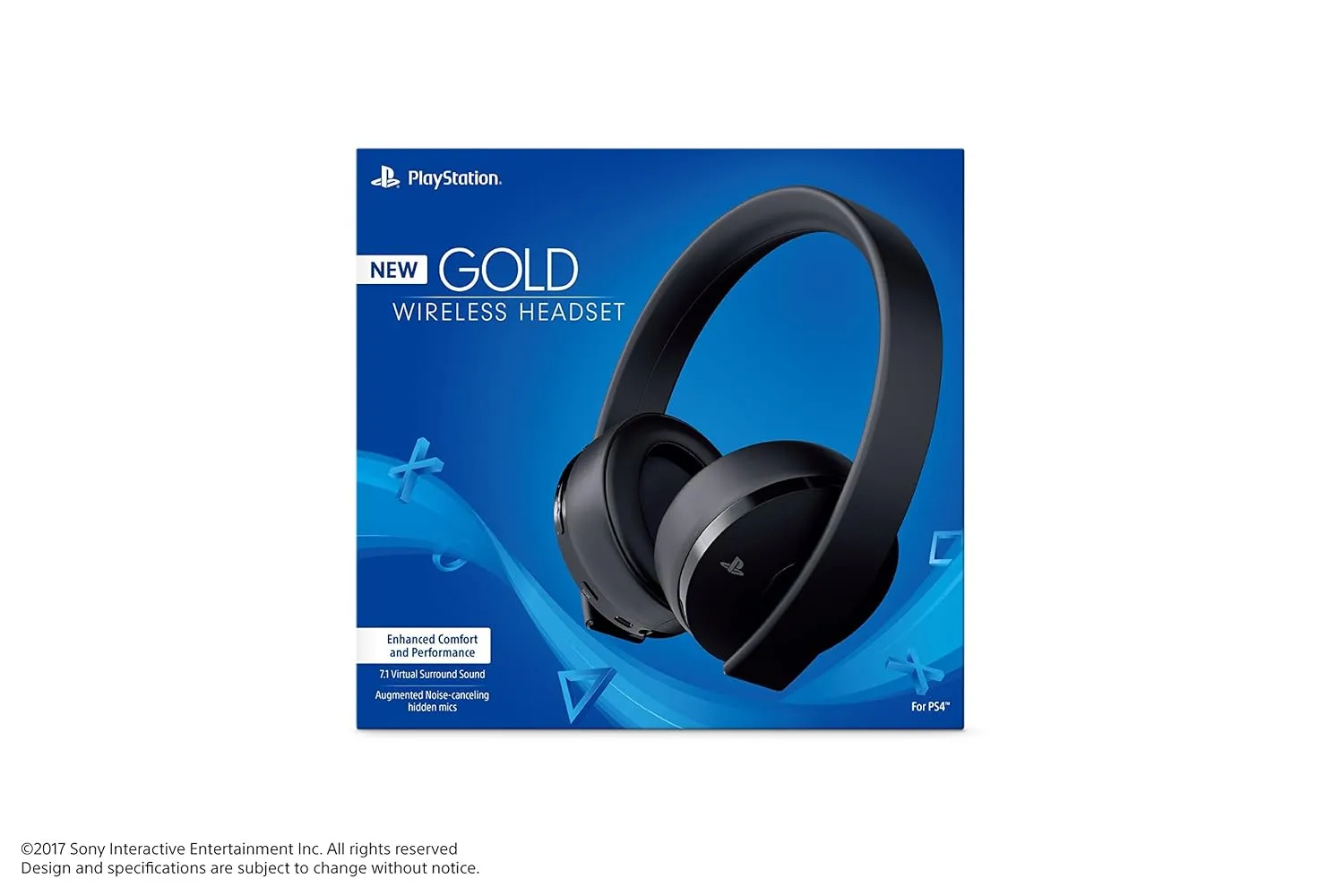 Sony PlayStation Gold Wireless Headset - PlayStation 4 USED 8/10